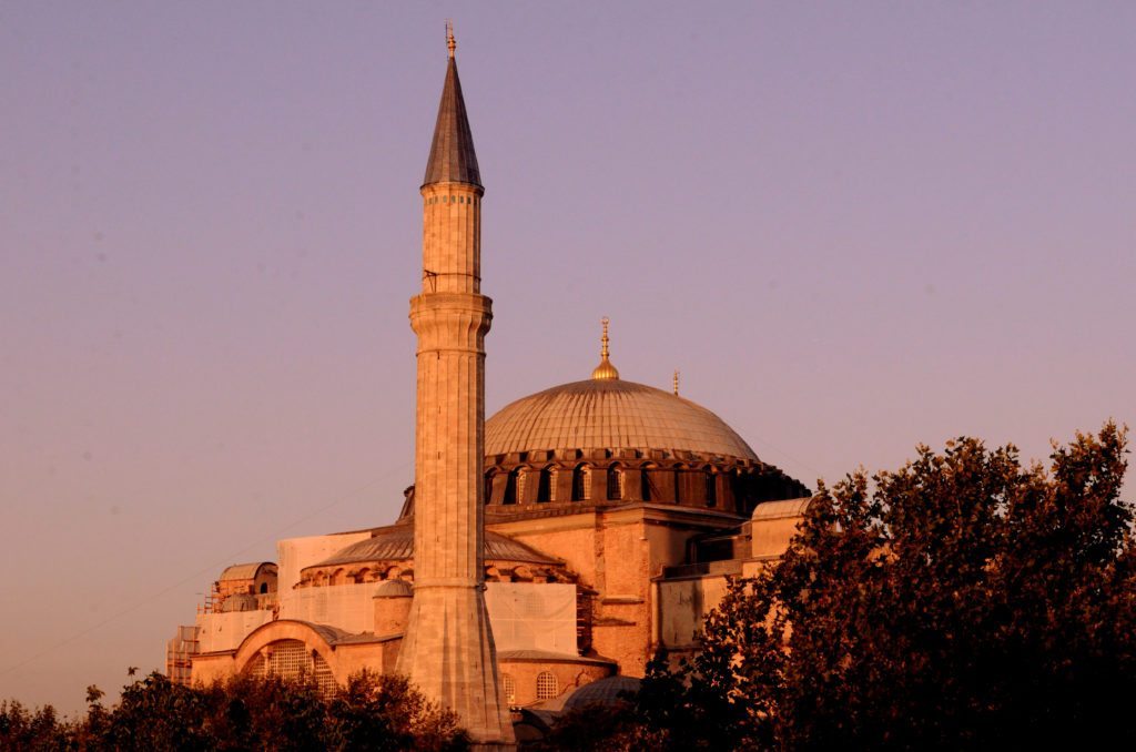 Istanbul- Blue Mosque-sunset, Blue Mosque Istanbul, Photo of sunset in Blue Mosque Istanbul 