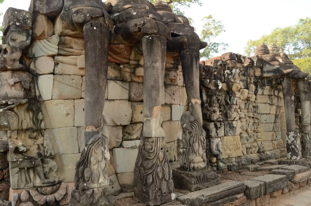 Elephant Terrace, monuments to see in Angkor Thom