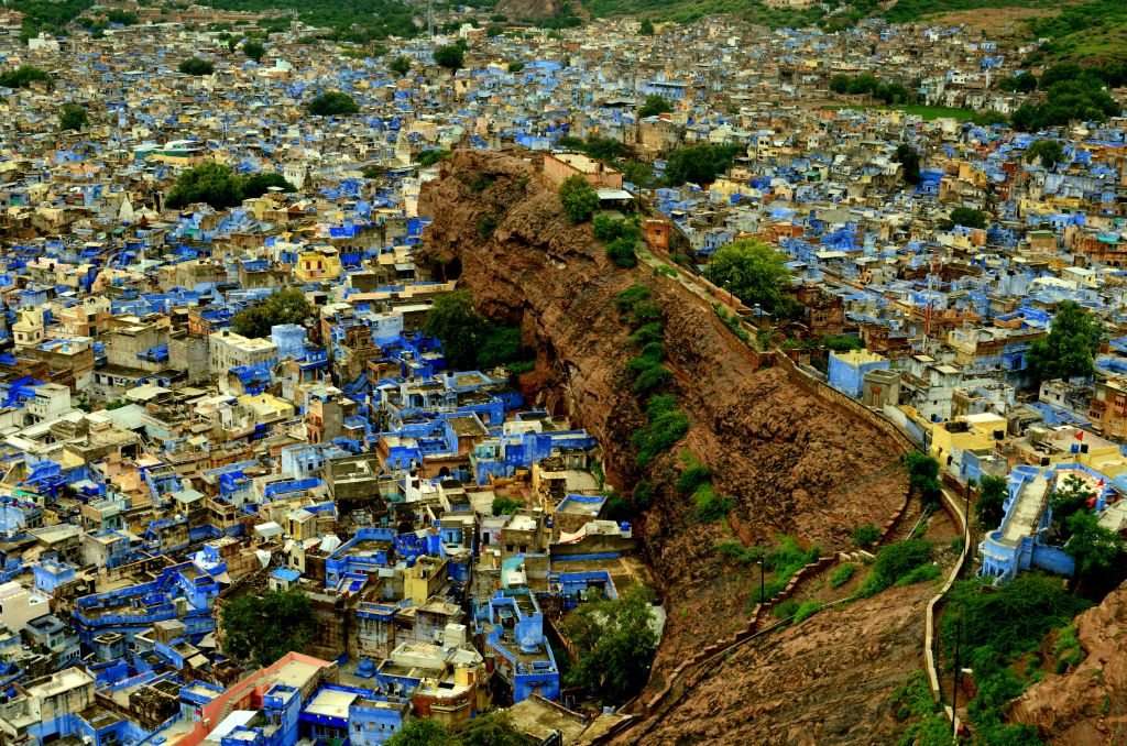 Blue Town in Jodhpur, Rajasthan