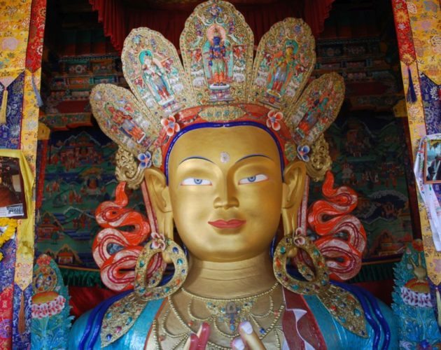 Buddha, Thiksey, monastery, Ladakh