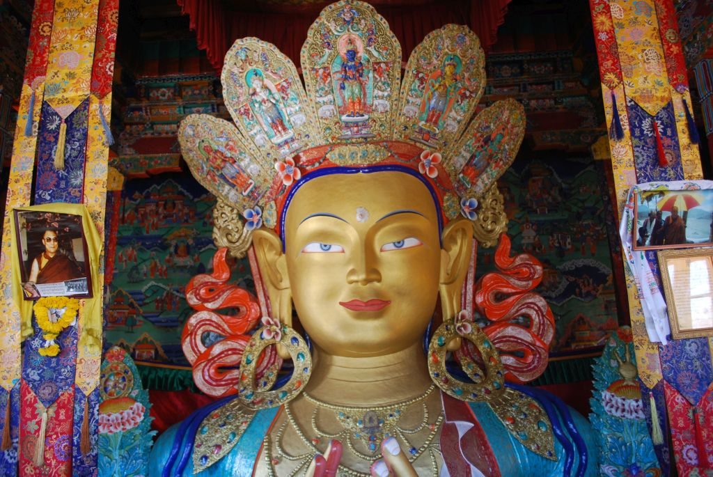 Buddha, Thiksey, monastery, Ladakh, Buddhist monasteries in Ladakh