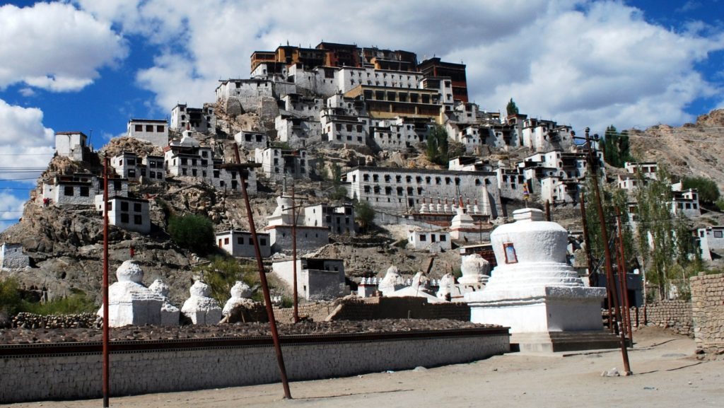 Thiksey, Ladakh, Buddhist monasteries in Ladakh