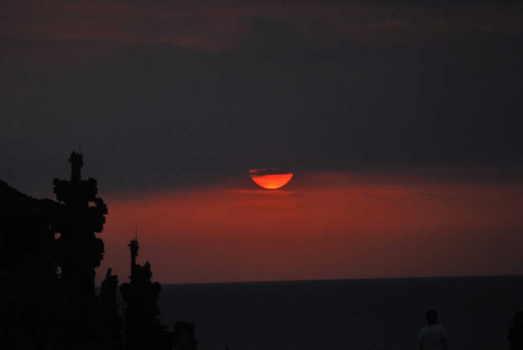 Sunset in Tanah Lot