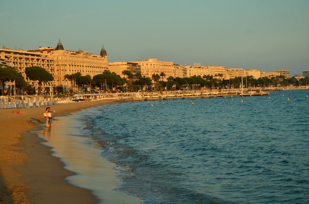 La Croisette, beach, Cannes, places to visit in Cannes