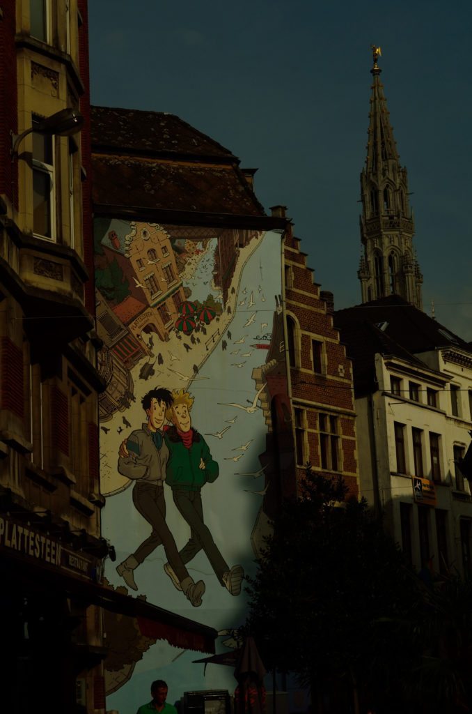 Brussels, comic strip 