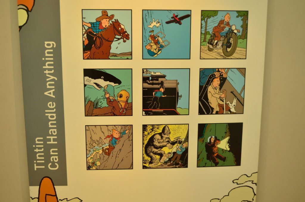 Tintin comic strip brussels museum