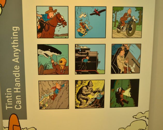 Tintin comic strip brussels museum