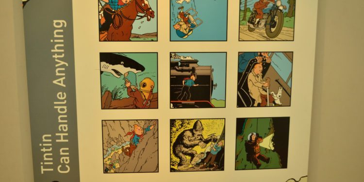 Tintin comic strip brussels museum