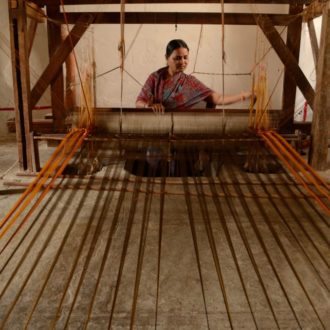 Weavers, Narayanpet, sarees