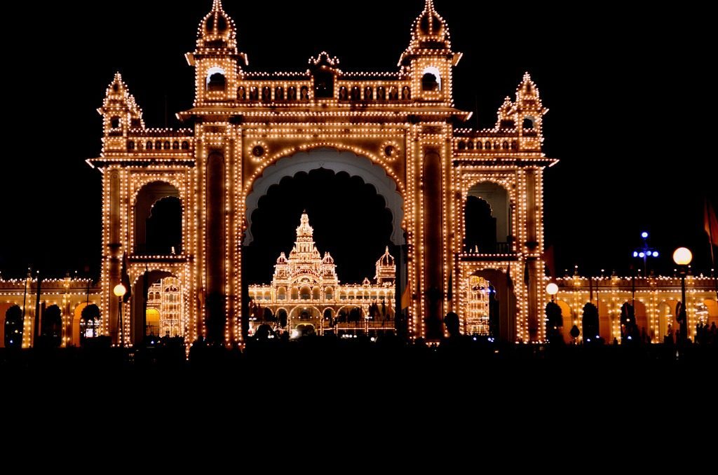 Mysore palace, Dussehra, mysore dasara festival, famous festivals of india, regional festivals of india, india the land of festivals