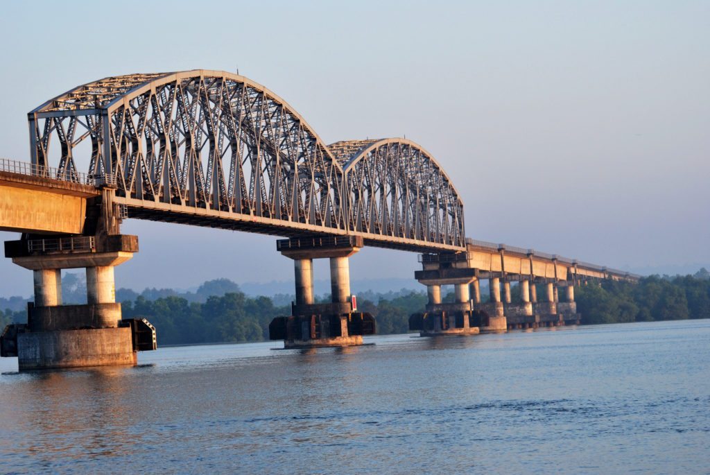 Goa, bridge, river zuari
