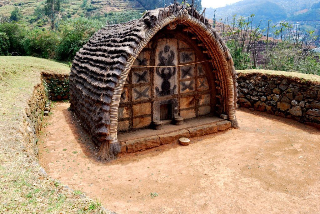 A house of the Todas in Nilgiris