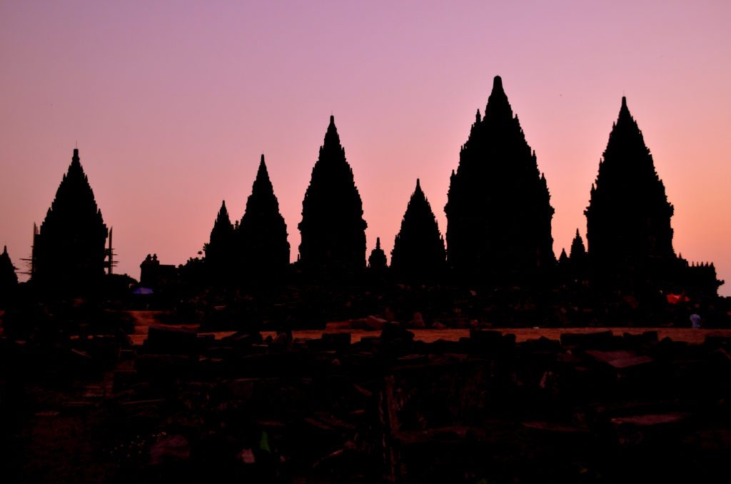 Prambanan temple sunset, top ten things to do in Indonesia