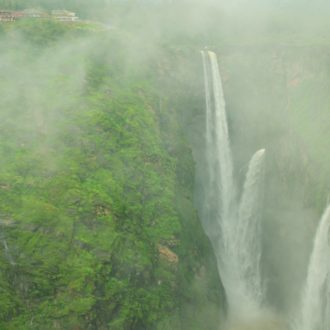 Jog Falls, Mist ,karnataka , road trip, Renault Lodgy