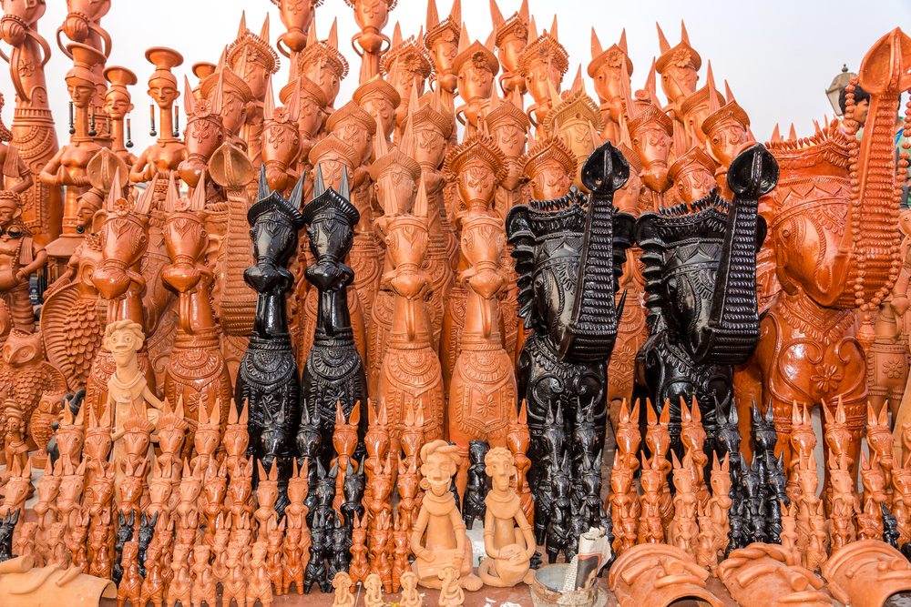 Bankura horses-arts and crafts of india - toy towns
