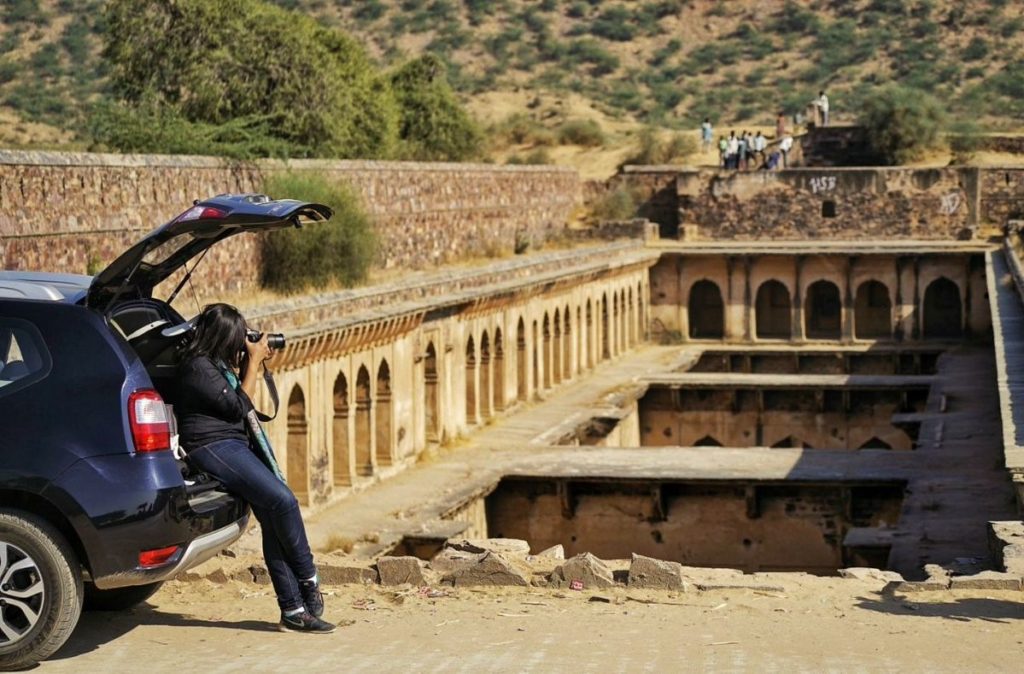 stepwell at Neemdhana in Rajasthan