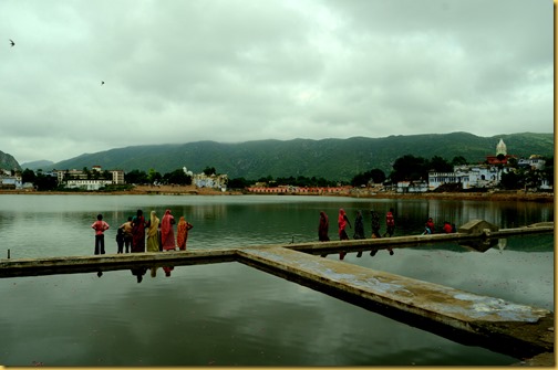 Pushkar lake, Eight days in Rajasthan, Pushkar, photograph of Pushkar Lake