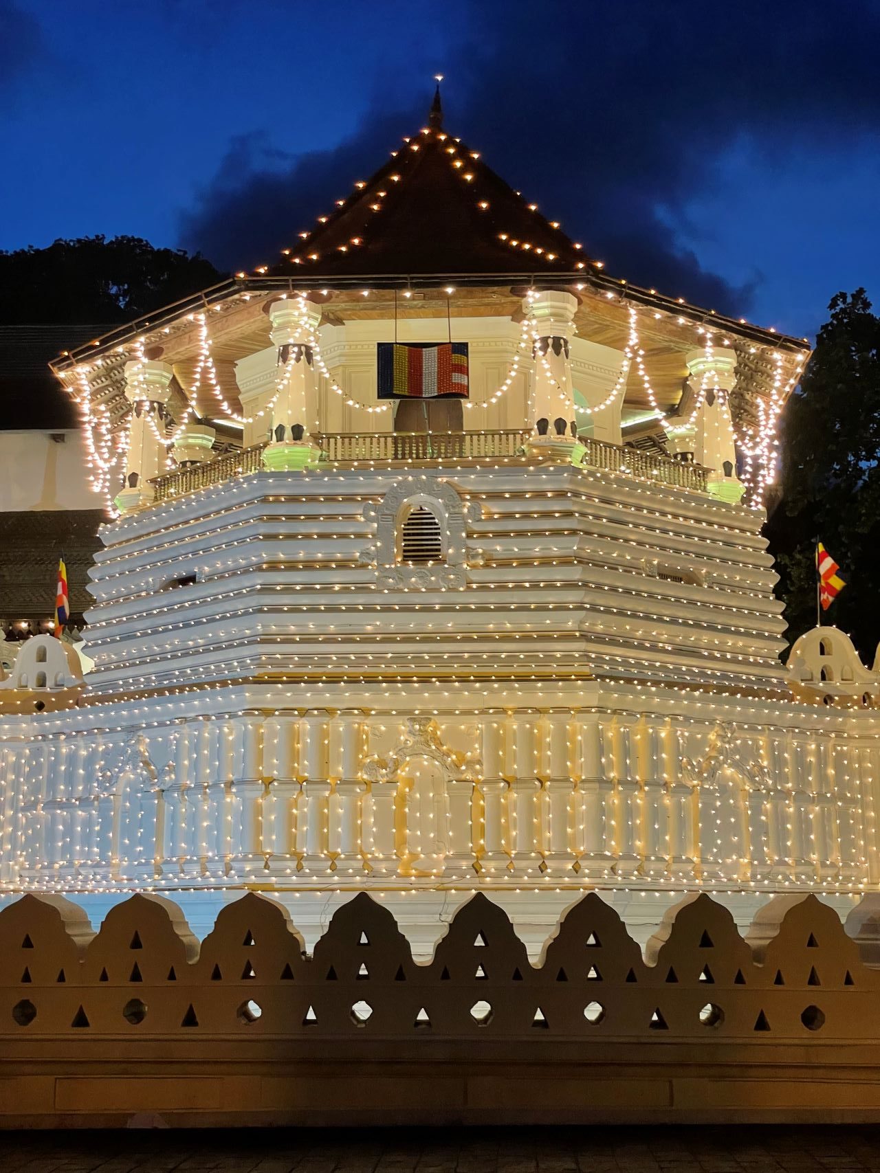 Kandy Tooth Relic Temple or Kandy Dalada Maligawa in Srilanka