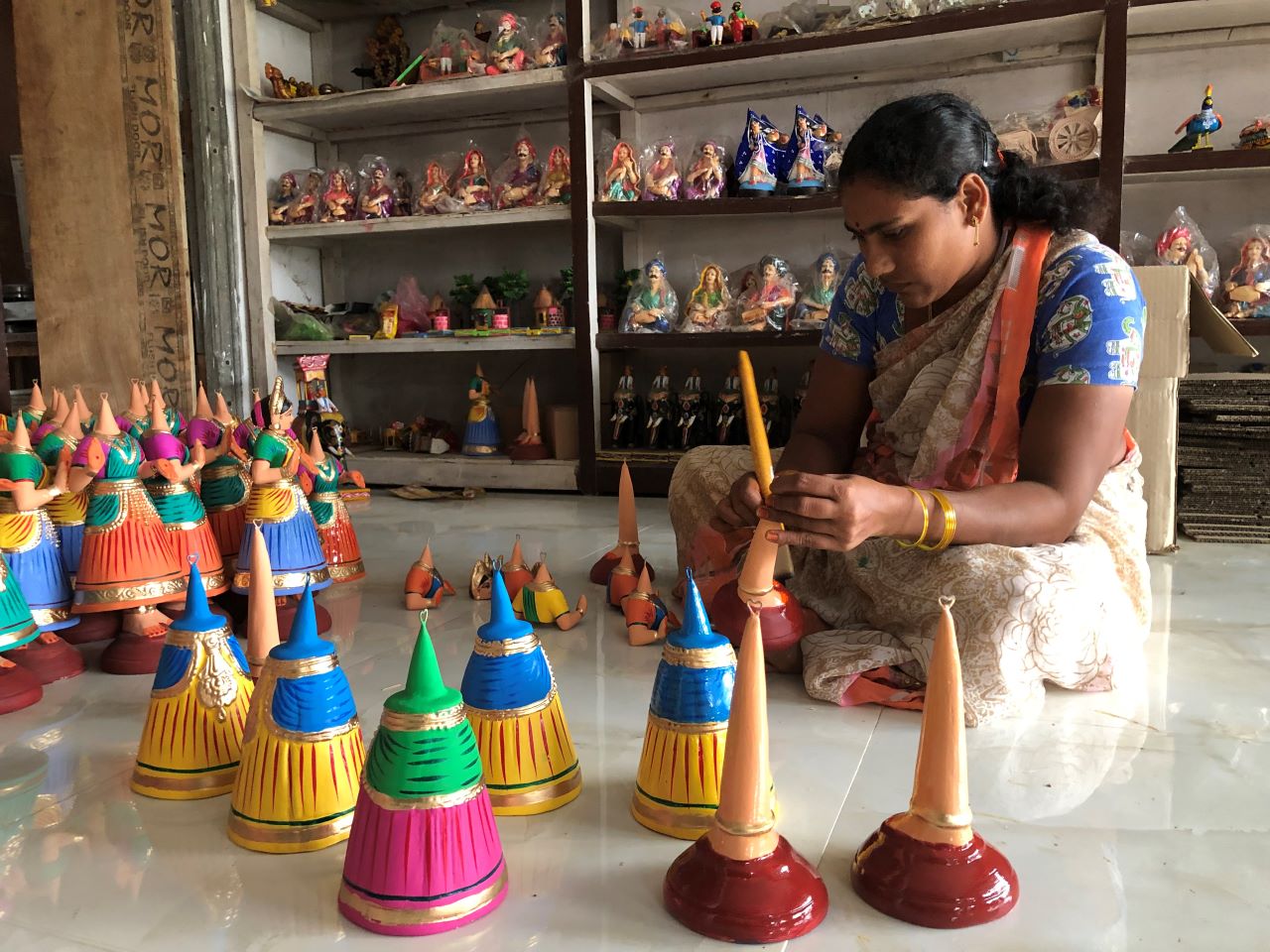 Traditional toys of Kondapalli from Andhra Pradesh